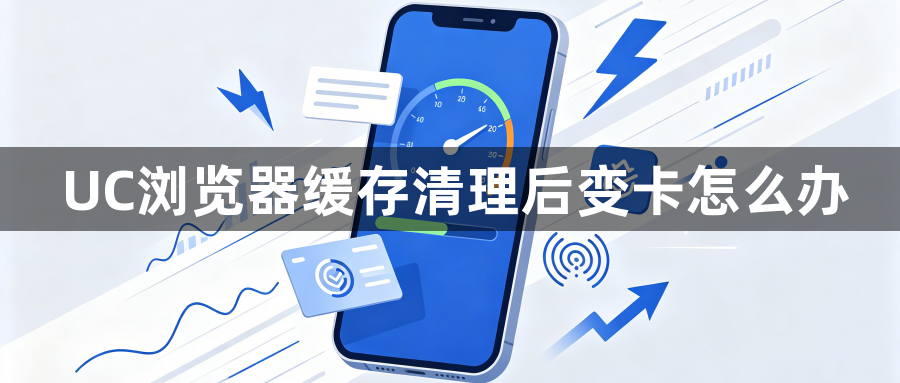 UC浏览器缓存清理后变卡怎么办1