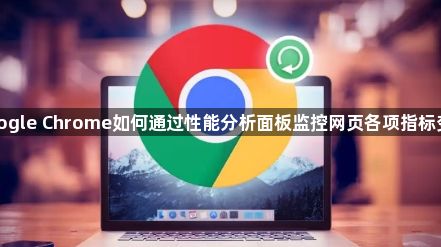 google Chrome如何通过性能分析面板监控网页各项指标变化1