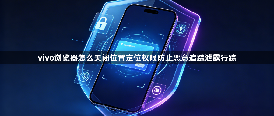 vivo浏览器怎么关闭位置定位权限防止恶意追踪泄露行踪1