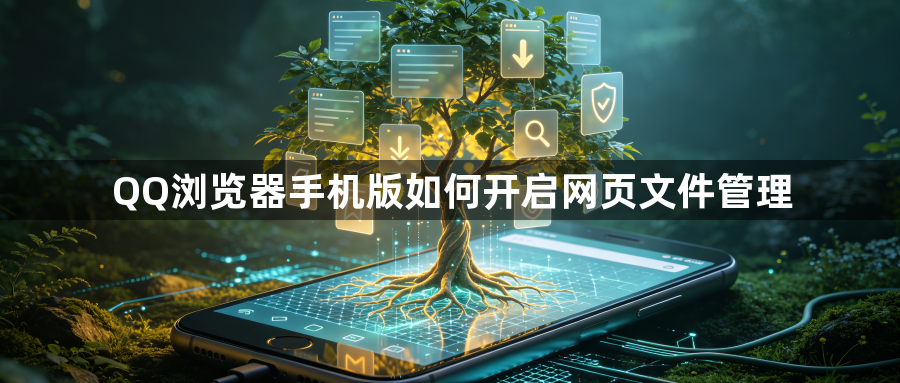 QQ浏览器手机版如何开启网页文件管理1